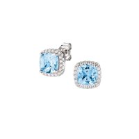 Earrings Amen Woman Lady in Silver Zircone EQUABBACZ - EQUABBACZ